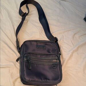 Aldo Navy Crossbody Messenger Bag with Adjustable Strap